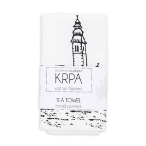 Kuhinjska krpa bela Bohinjsko jezero